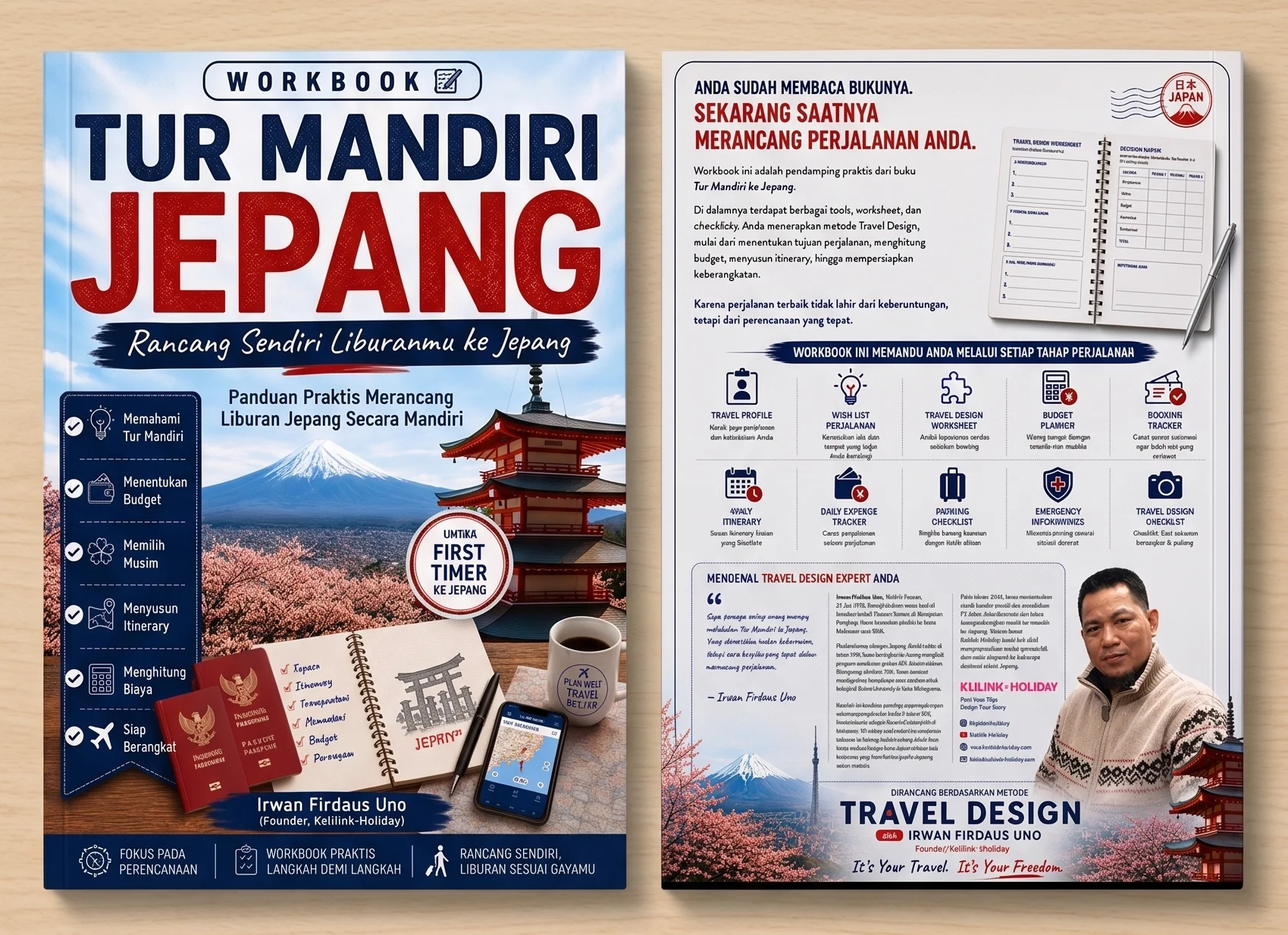 Workbook Tur Mandiri Jepang - Rancang Sendiri Liburanmu ke Jepang
